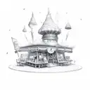 magic shop tattoo design idea