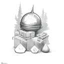 magic shop tattoo design idea