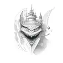 magic shop tattoo design idea