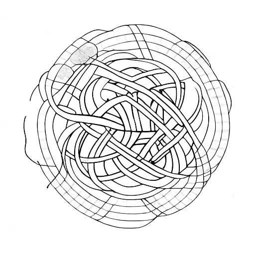 Craft a minimalist tattoo of a vintage microphone intertwined with film reels, symbolizing the connection between journalism and the art of storytelling through video. tattoo design idea