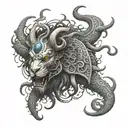 Mastermind Kali Eclipse stellarvore tattoo design idea