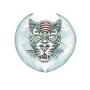 Panther tattoo design idea