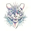 Panther tattoo design idea