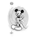 mickey mouse tattoo design idea
