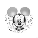 mickey mouse tattoo design idea