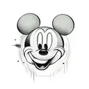 mickey mouse tattoo design idea