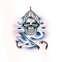 Grim Reaper tattoo design idea
