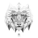 totem lion eagle bear tiger tattoo design idea