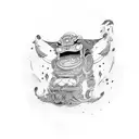 jinbei tattoo design idea