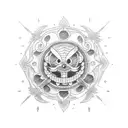 jinbei one piece tattoo design idea