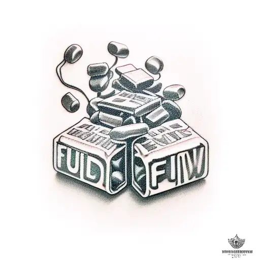 fueled by snickers candy bars tattoo design idea