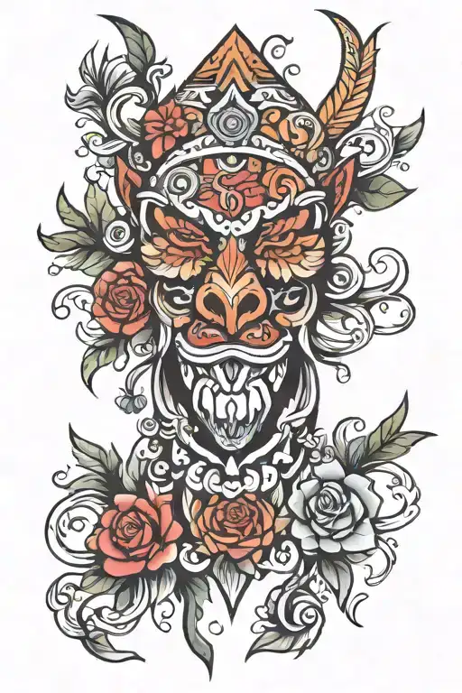 totem tattoo design idea