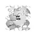 Heart-shaped puzzle piece with the words 'She was never yours. It was just your turn.' in elegant script tattoo design idea