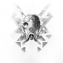 Steampunk tattoo design idea