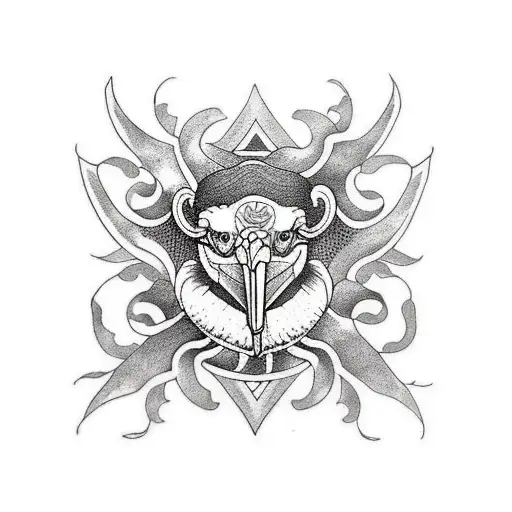 pelican tattoo design idea
