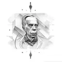 jorge luis borges tattoo design idea
