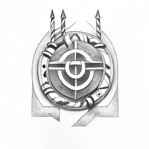 CCR cave diver with cave arrow tattoo design idea