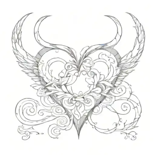 love tattoo design idea