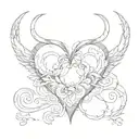 love tattoo design idea