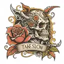 Take it slow It'll work itself out fine All we need is just a little patience    tattoo design idea