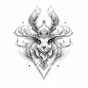 venados santos  tattoo design idea