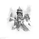 Engineer Castle tattoo design idea