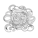 newborn tattoo design idea