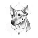Cabeza de rhodesian tattoo design idea