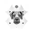 Cabeza de rhodesian tattoo design idea