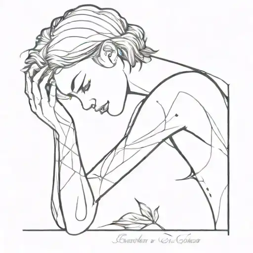 beauty in the struggle  tattoo design idea