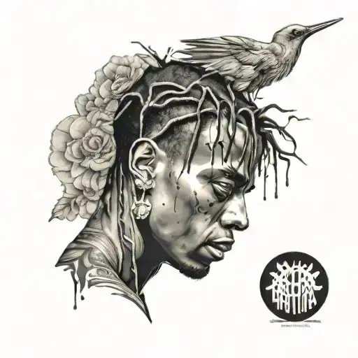 Travis scott tattoo design idea