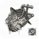 Travis scott tattoo design idea