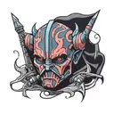 death maul Star Wars tattoo design idea