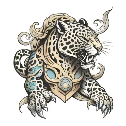 jaguar warrior tattoo design idea