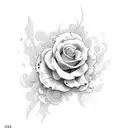 flores color tattoo design idea