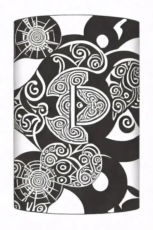 5cm thick bracelet tattoo design idea