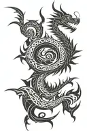 Filler dragon design tattoo design idea