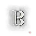 letter R with Priya name hidden in it tattoo design idea