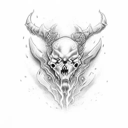 diablo tattoo design idea