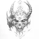 diablo tattoo design idea