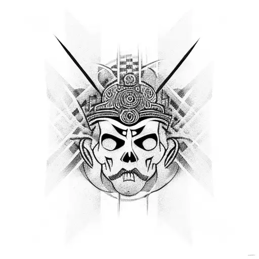 with patience comes the paragons of virtue tattoo design idea