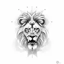 An apple transforming into a gaming console with lion paws as controllers tattoo design idea