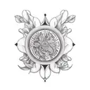 latin percussion tattoo design idea