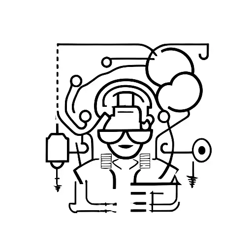 electrician  tattoo design idea