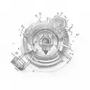 electrician  tattoo design idea