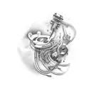 electrician  tattoo design idea