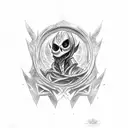 thresh with jhin tattoo design idea