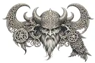 Odin tattoo design idea