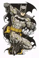 batman tattoo design idea
