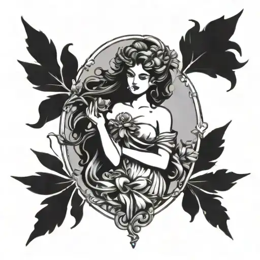 Aphrodite tattoo design idea